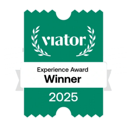 Green Viator Experience Award Winner badge for 2025.